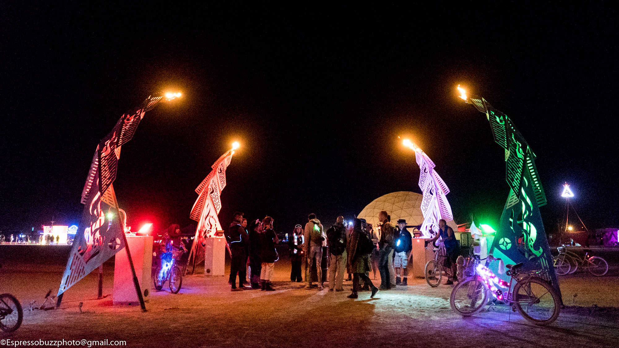 Simon at Burning Man, 2015